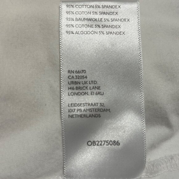 Pilcro Anthropologie Twist-Front Halter-Neck Top Size L White - Picture 5 of 5